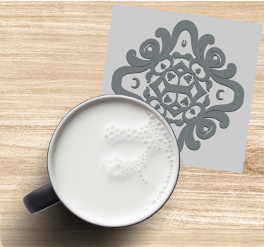 Sottobicchieri con motivi motivo a motivi intricati - TenStickers