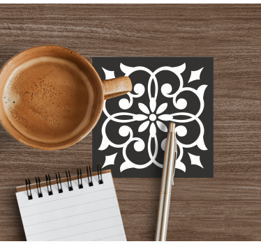 Sottobicchieri con motivi motivo botanico elaborato - TenStickers