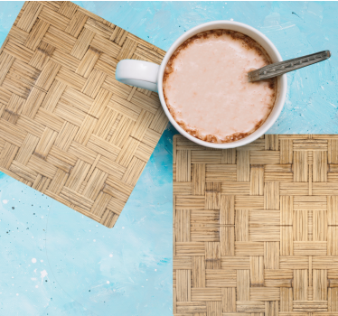 Sottobicchieri con motivi superficie intrecciata - TenStickers