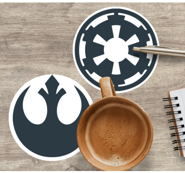 Sottobicchieri moderno collezione emblemi simbolici - TenStickers