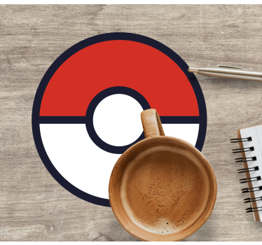 Sottobicchieri nerd logo circolare iconico - TenStickers