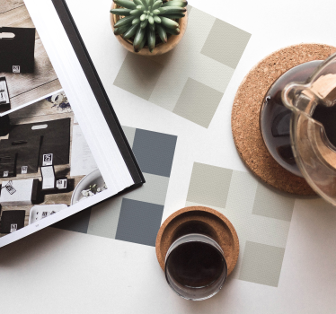 Sottobicchieri in vinile con croce scandinava - TenStickers