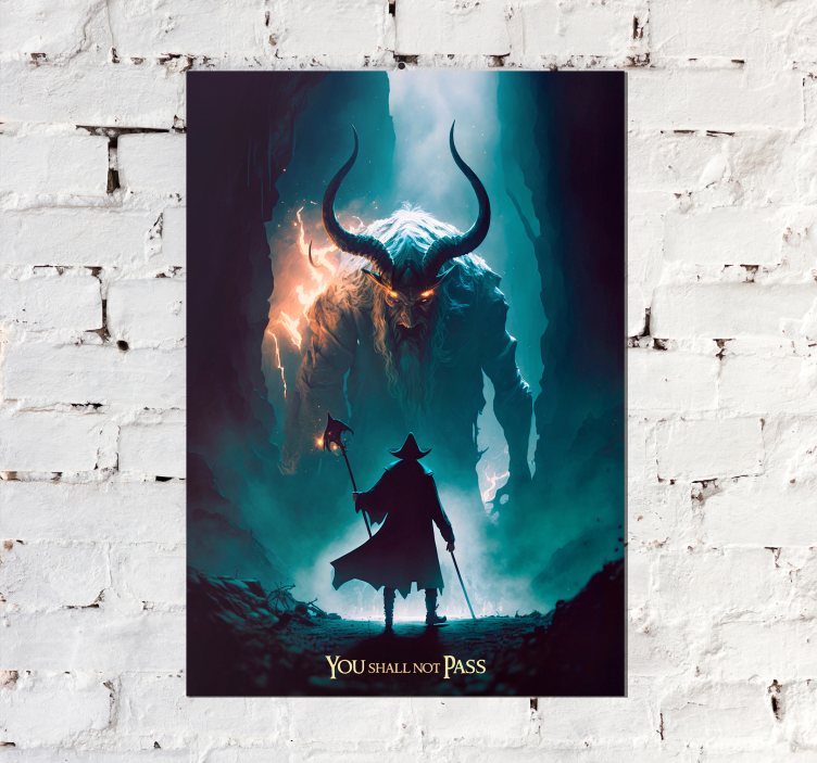 Poster con personaggi fantasy - TenStickers
