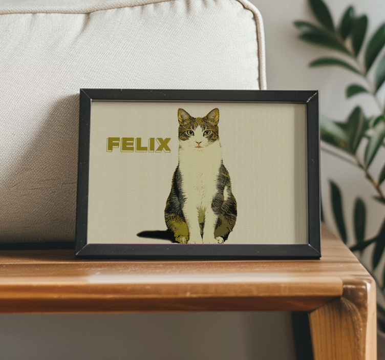 Poster di altri animali illustrazione personalizzata mezzo tono - TenStickers