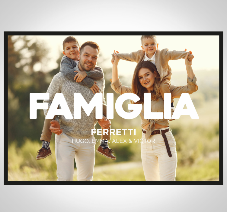 Tutti i poster foto di famiglia - TenStickers
