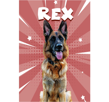 Poster di altri animali stile comico personalizzato - TenStickers