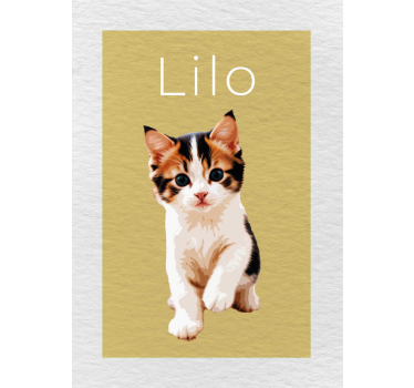 Poster di altri animali effetto di disegno personalizzato - TenStickers
