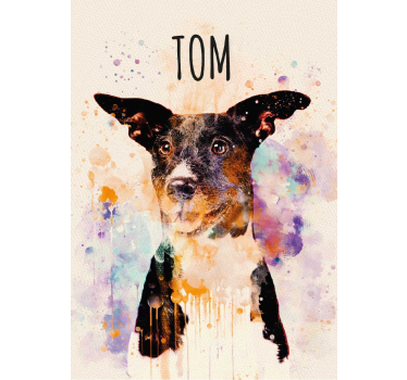 Poster di altri animali arte dell'acquerello personalizzata - TenStickers