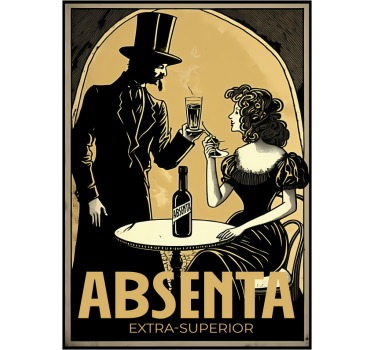 Poster da cucina liquore assenzio - TenStickers