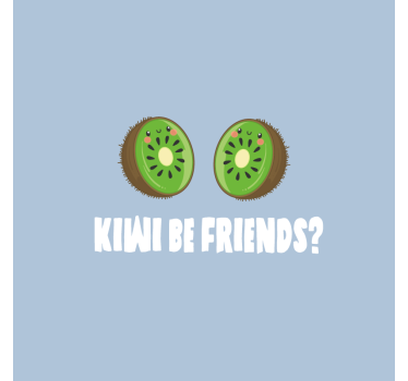 Poster da cucina citazione divertente con kiwi - TenStickers