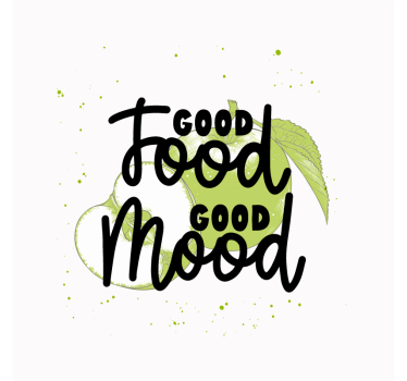 Poster da cucina citazione divertente con frutta verde - TenStickers