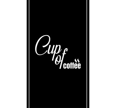 Poster da cucina tenda minimalista tazza di caffè 4 - TenStickers