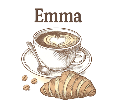Poster da cucina design caffè personalizzato - TenStickers