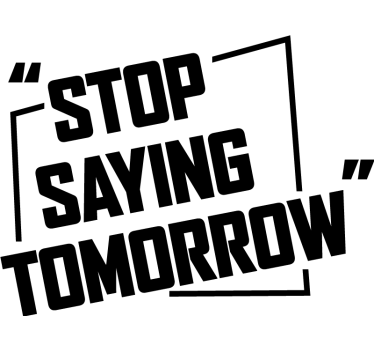 Poster per ufficio non rimandare a domani - TenStickers