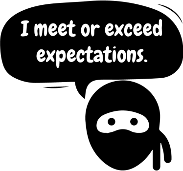 Poster per ufficio soddisfa o supera le aspettative - TenStickers