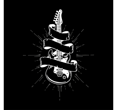 Poster da soggiorno chitarra - TenStickers