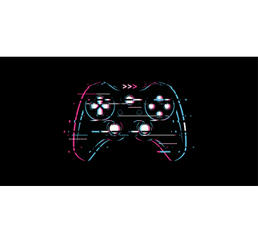 Poster videogioco grafica pad rotto - TenStickers