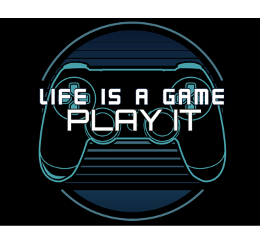 Poster videogioco la vita è un gioco - TenStickers