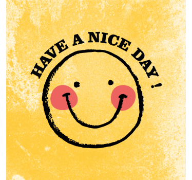 Poster cameretta ragazzi design faccina sorridente - TenStickers