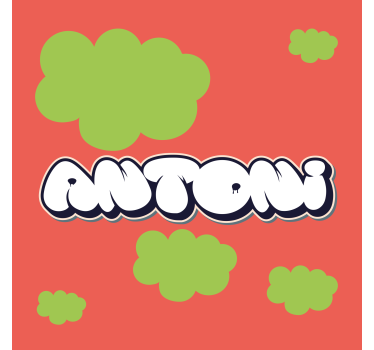 Poster cameretta ragazzi stile di scrittura giocoso - TenStickers