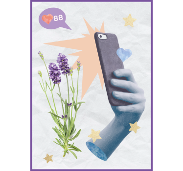Poster con il selfie e like - TenStickers