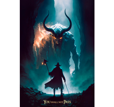Poster con personaggi fantasy - TenStickers