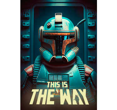 Poster con astronauta e frase - TenStickers