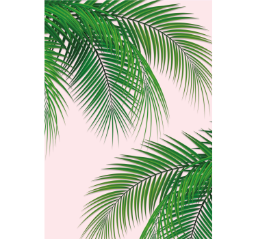 Poster di alberi foglia tropicale - TenStickers