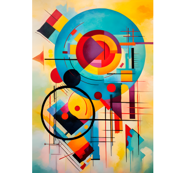 Poster artistico espressionismo astratto - TenStickers