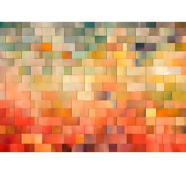 Poster astratti quadrati di colore - TenStickers