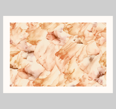 Poster astratti acquerello con cornice bianca - TenStickers