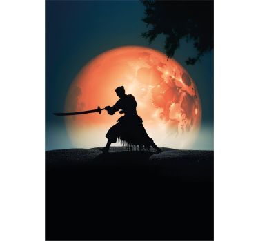 Poster giovanili samurai retroilluminato - TenStickers