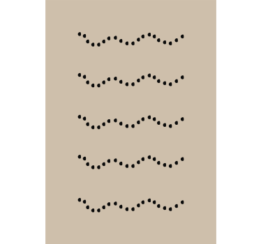 Poster nordico pietre sul terreno - TenStickers
