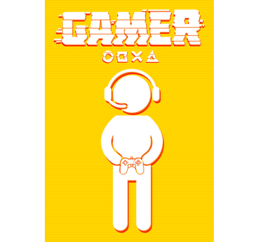 Poster videogioco icona del giocatore - TenStickers