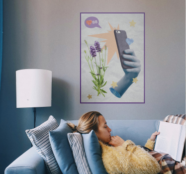 Poster con il selfie e like - TenStickers