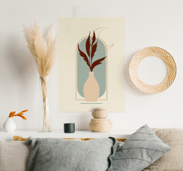 Poster con pianta stile minimal - TenStickers