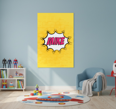 Poster cameretta nome fumetto - TenStickers