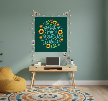 Poster cameretta ragazzi citazione motivazionale colorata - TenStickers