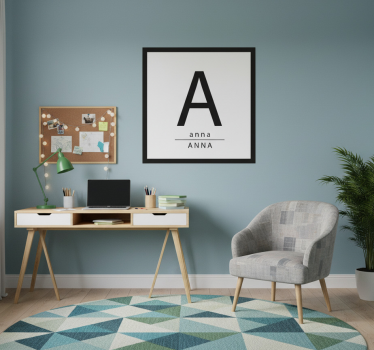 Poster cameretta ragazzi display iniziale personalizzato - TenStickers