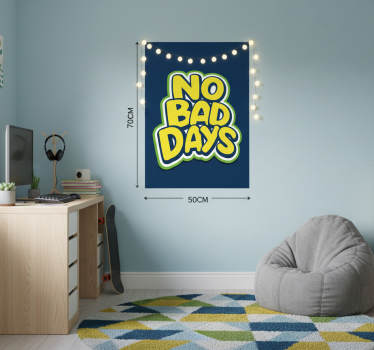 Poster cameretta ragazzi giorni senza brutti sogni - TenStickers