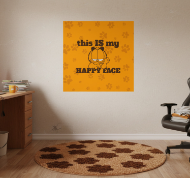 Poster cameretta ragazzi questo è il mio viso felice - TenStickers