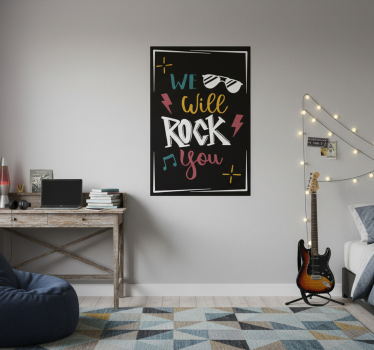 Poster cameretta ragazzi scuoti il tuo spirito - TenStickers