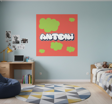 Poster cameretta ragazzi stile di scrittura giocoso - TenStickers