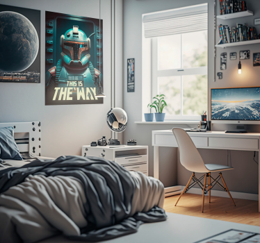 Poster con astronauta e frase - TenStickers