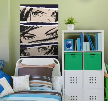 Poster con donne stile manga - TenStickers