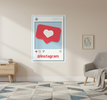Poster con frasi per utenti di instagram - TenStickers