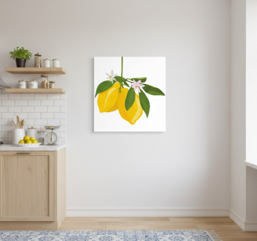 Poster da cucina albero di limoni - TenStickers