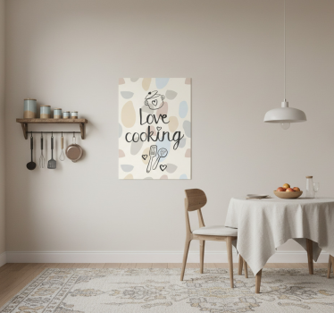 Poster da cucina ama cucinare - TenStickers
