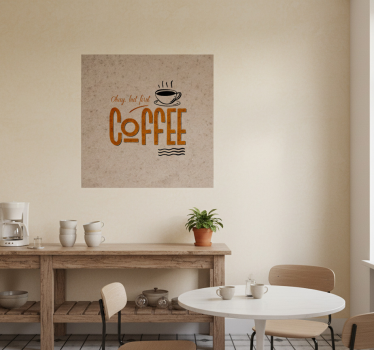 Poster da cucina bella frase vintage - TenStickers