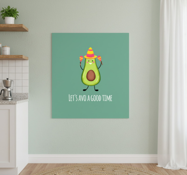 Poster da cucina citazione divertente con avocado - TenStickers